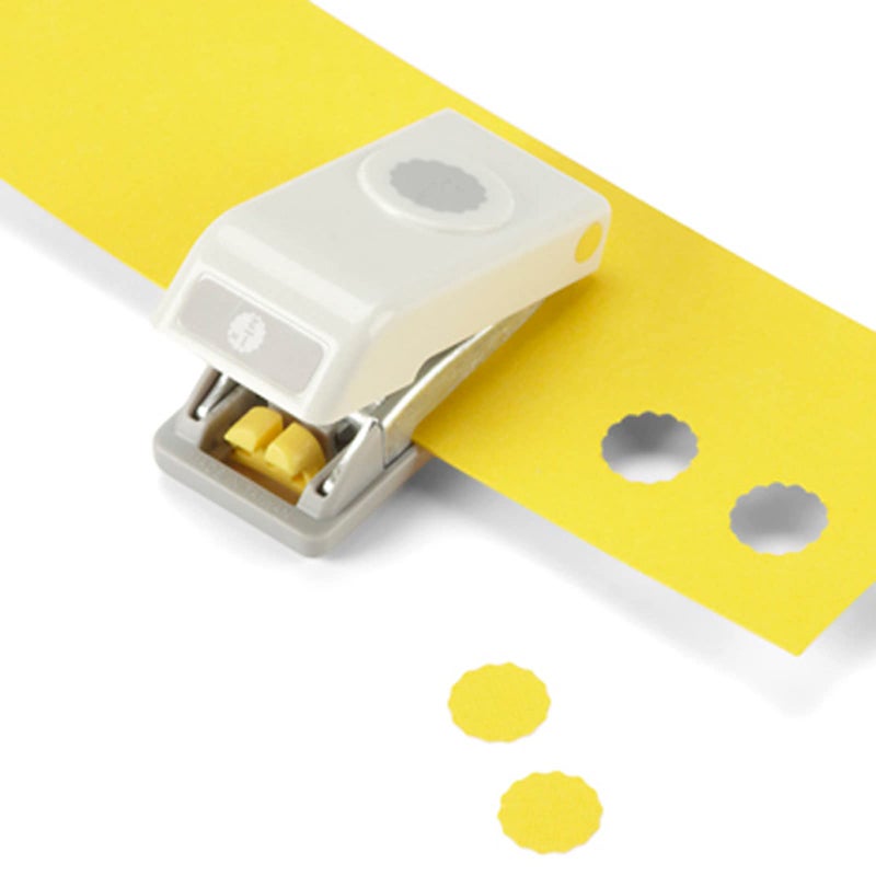 EK Tools Circle Punch, 0.50-Inch Scalloped Edge - Image 1